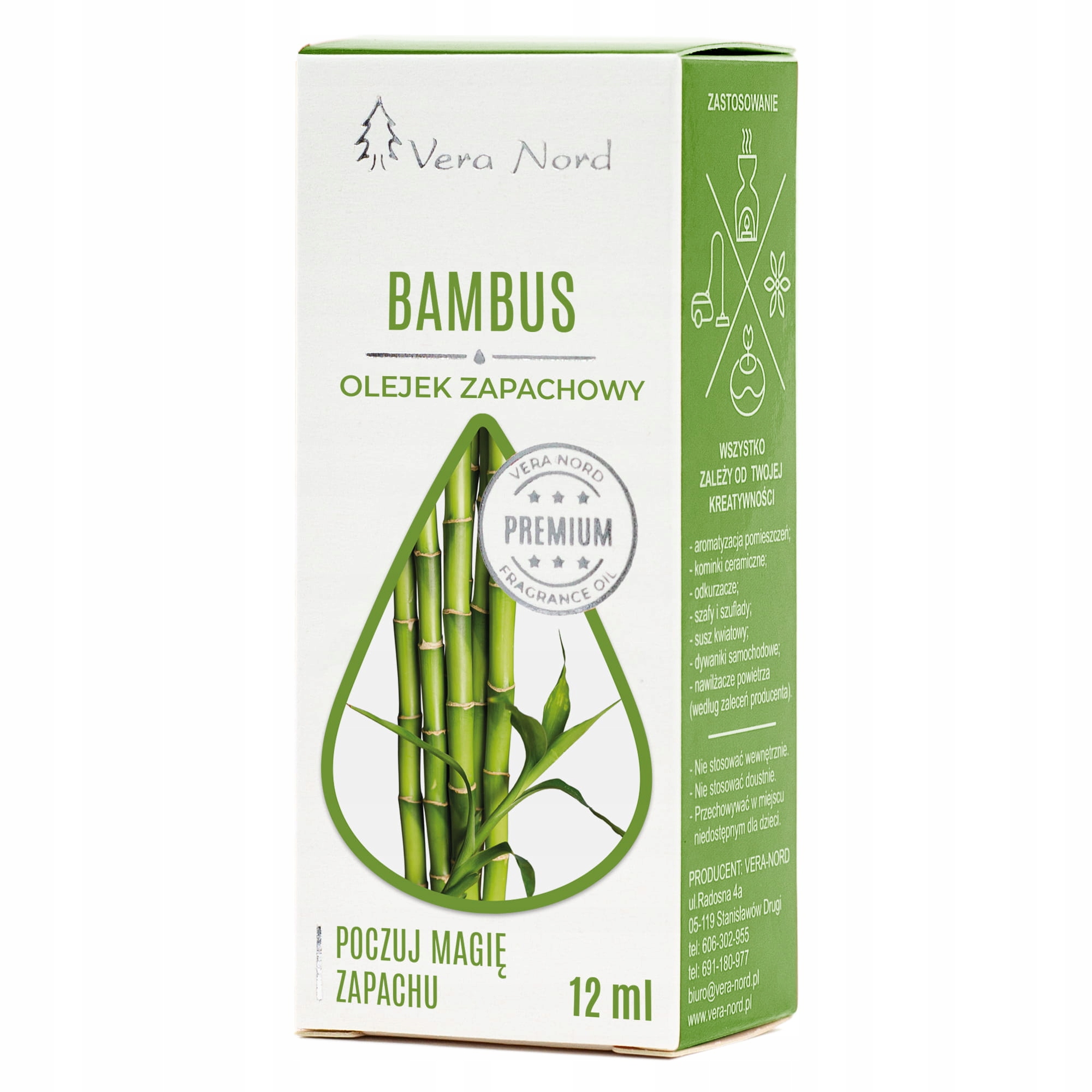 

Olejek zapachowy 12 ml bambus
