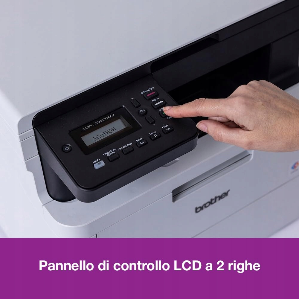 Brother DCP-L3520CDWE EcoPro - kompaktowe urządzenie wielofunkcyjne 3 w 1 — miniatura 3