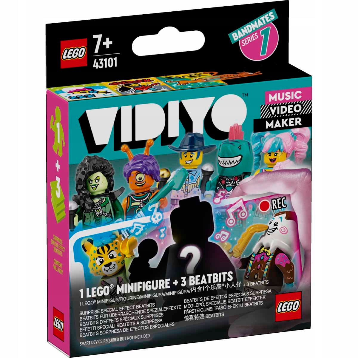 LEGO 43101 VIDIYO Bandmates SERIA 1 FIGURKA NIESPODZIANKA POLYBAG MINIFIG Wiek dziecka 7 lat +