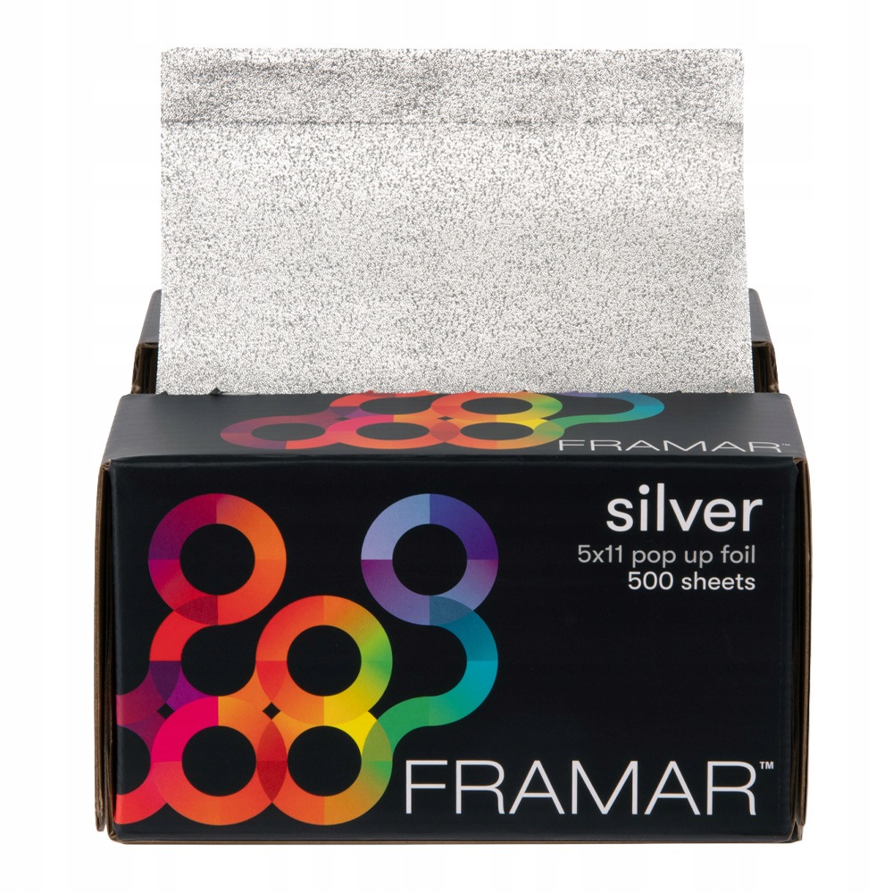 Framar Silver Fólie Kadeřnická ryflovaná v listech 500 ks