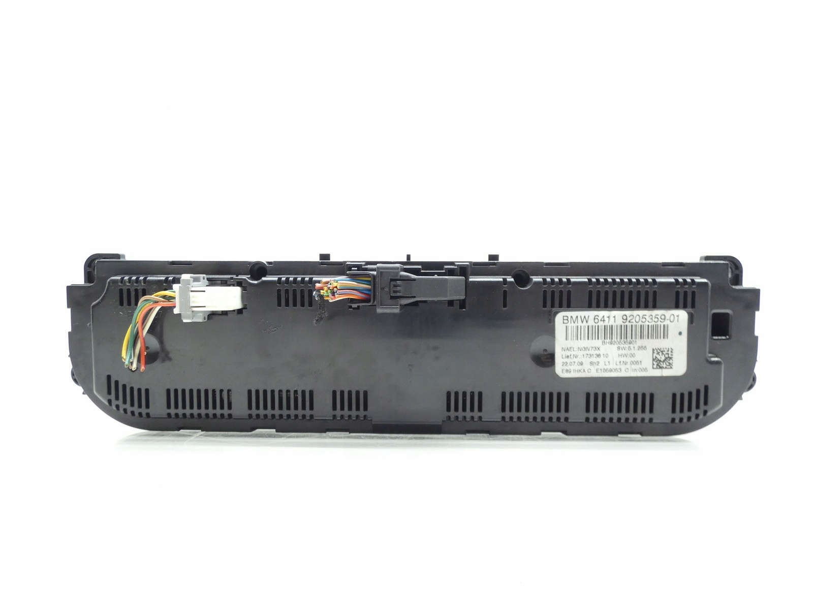 control panel air conditioning devices of the air conditioning BMW Z4 E89 08R- 9205359