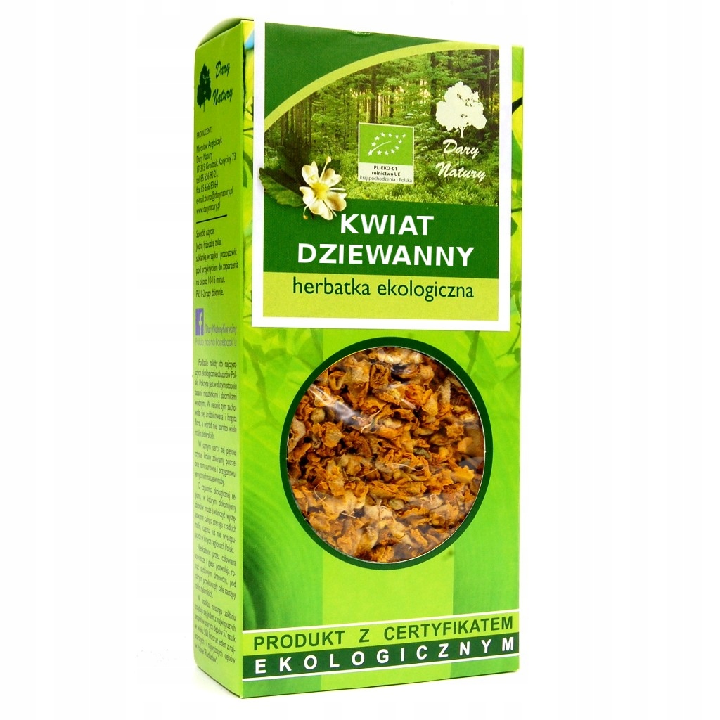 

Dziewanna kwiat Bio 25g Dary Natury (dary Natury)