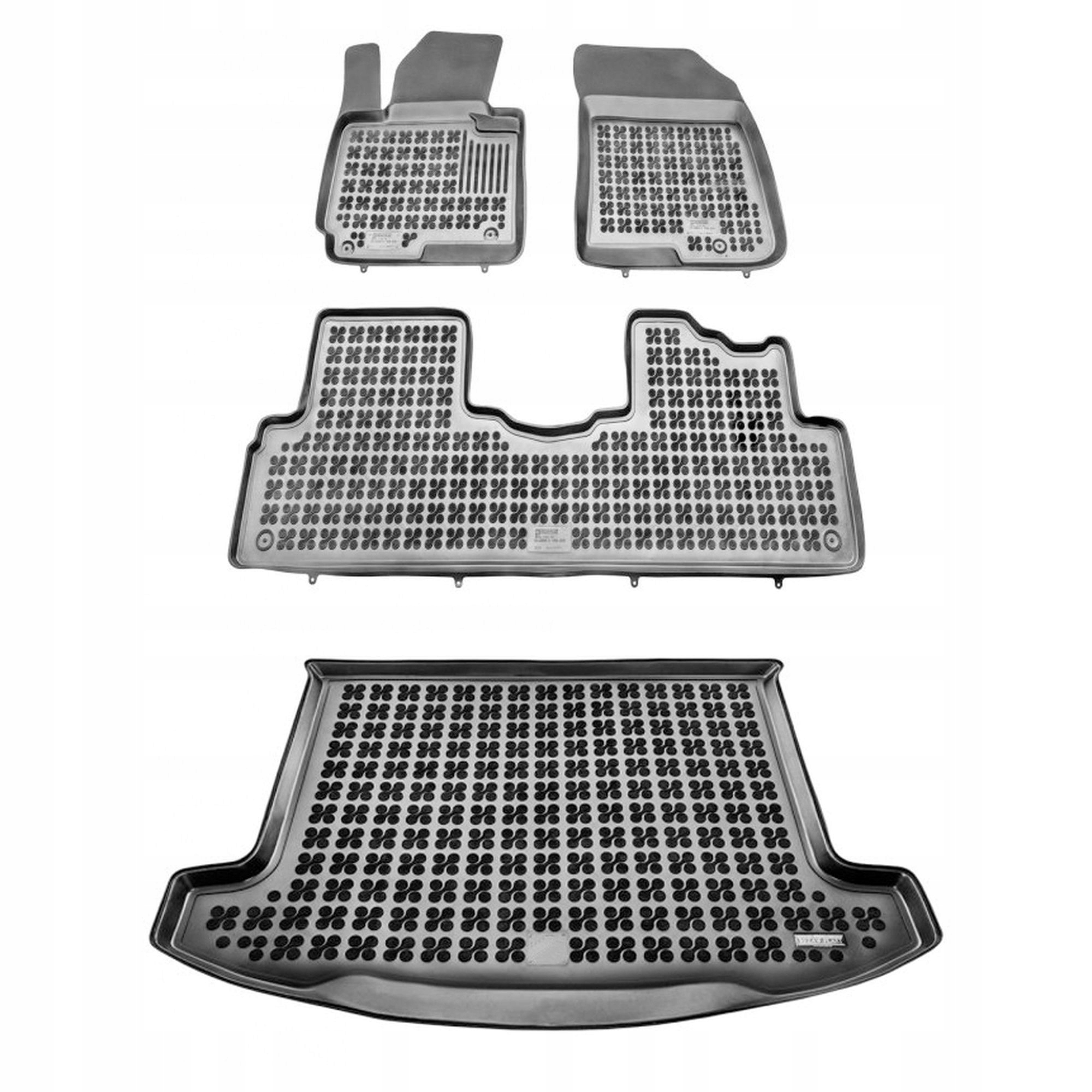 Gumová sada koberčekov a rohoží pre Kia Carens IV 2013-2018 5 osôb