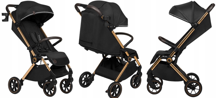 Lionelo Cloe wózek spacerowy Black Onyx Stan opakowania oryginalne