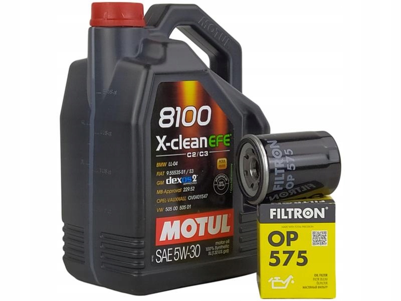 

Motul 8100 X-clean Efe 5W30 5L+FILTR Oleju OP575