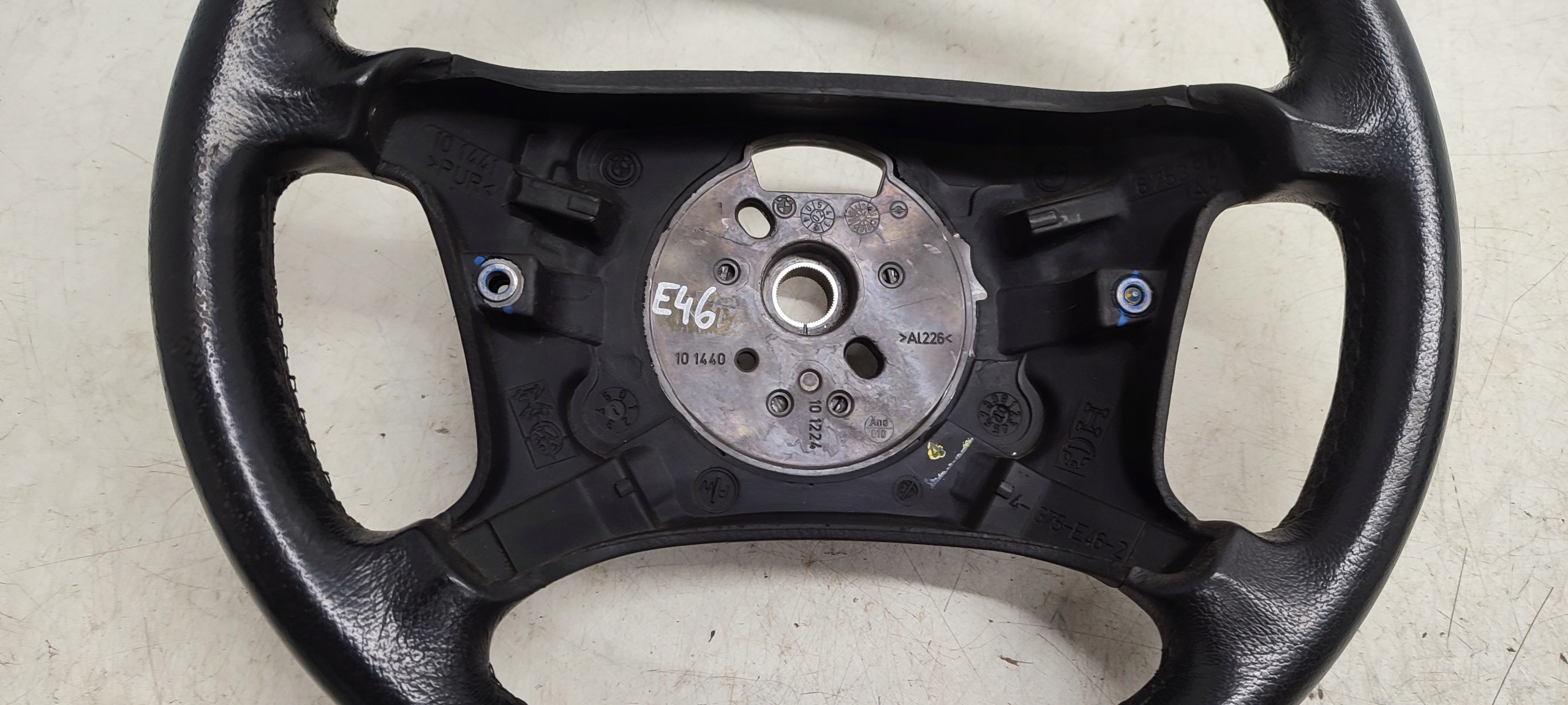 steering wheel, leather 6753947 BMW E46