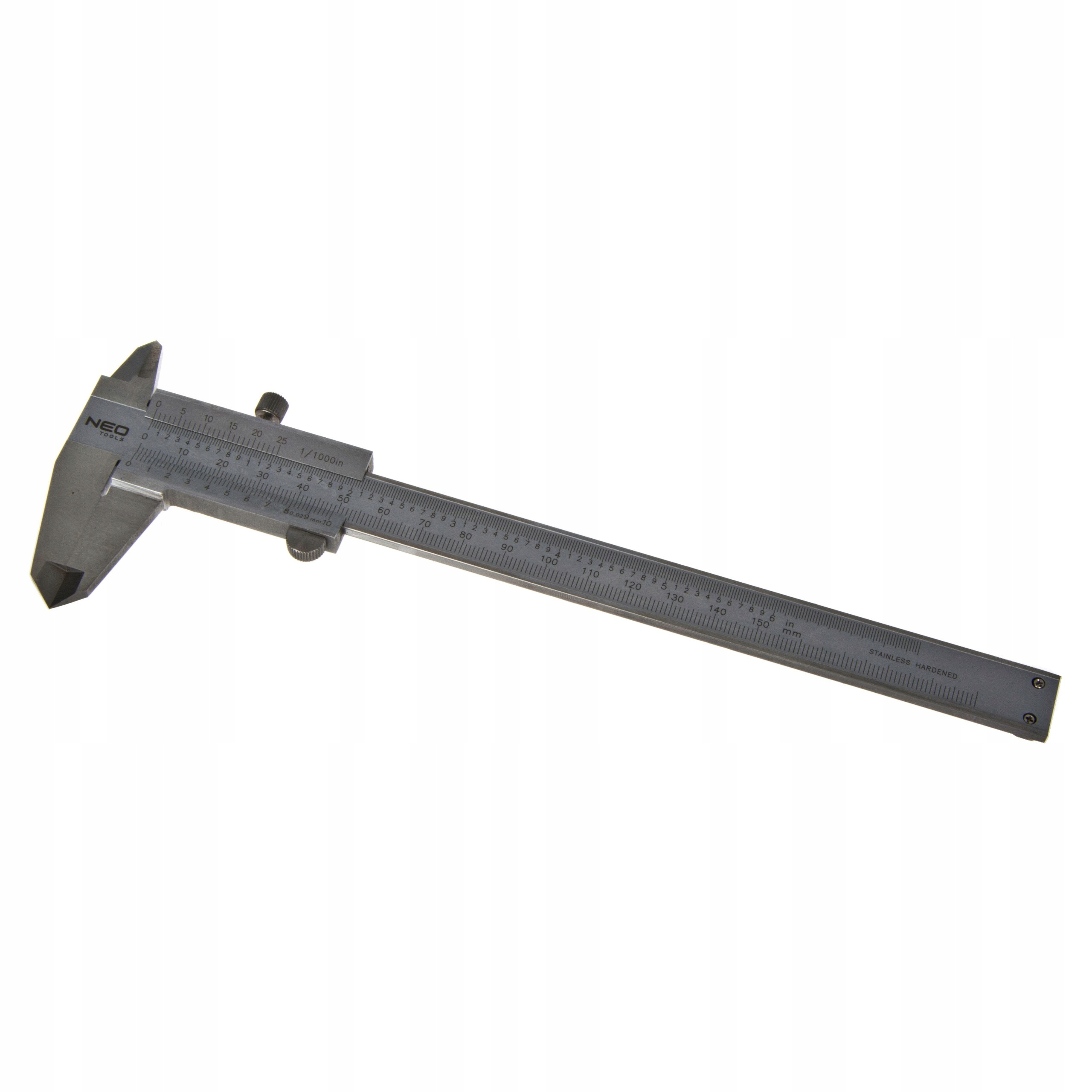 Suwmiarka 150mm mierzy cale stal nierdzewna Neo