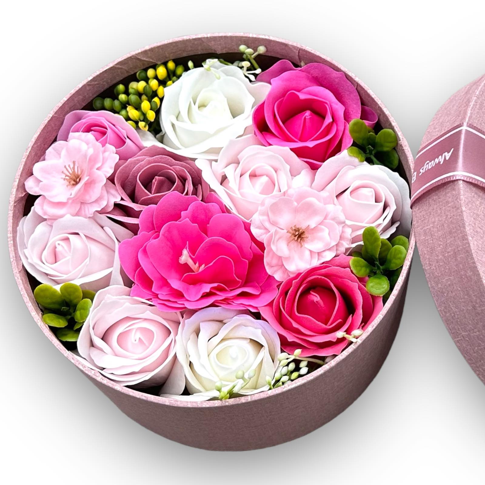 Flower Box Pudełko Kwiaty Mydlane Róże Dzień Matki