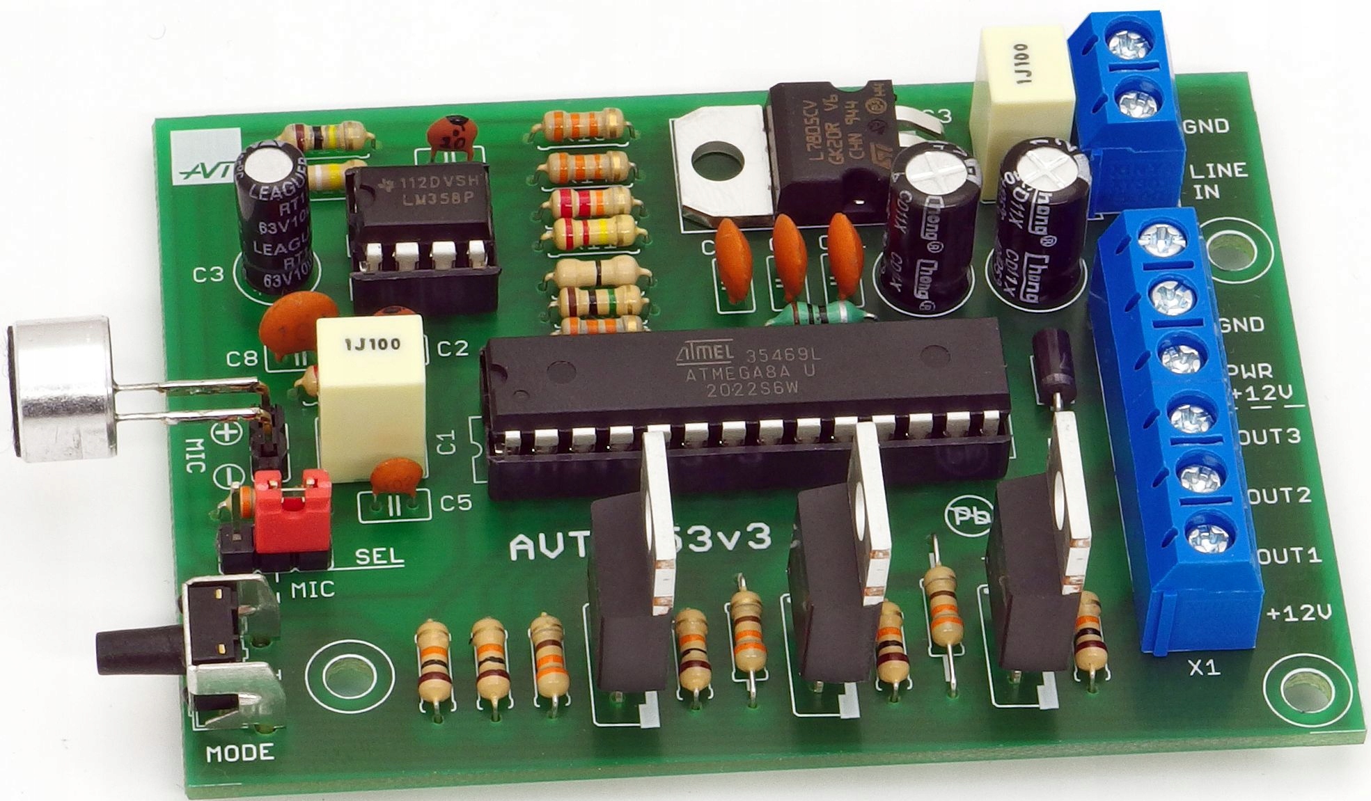 Iluminofonia LED RGB AVT AVT1853 C