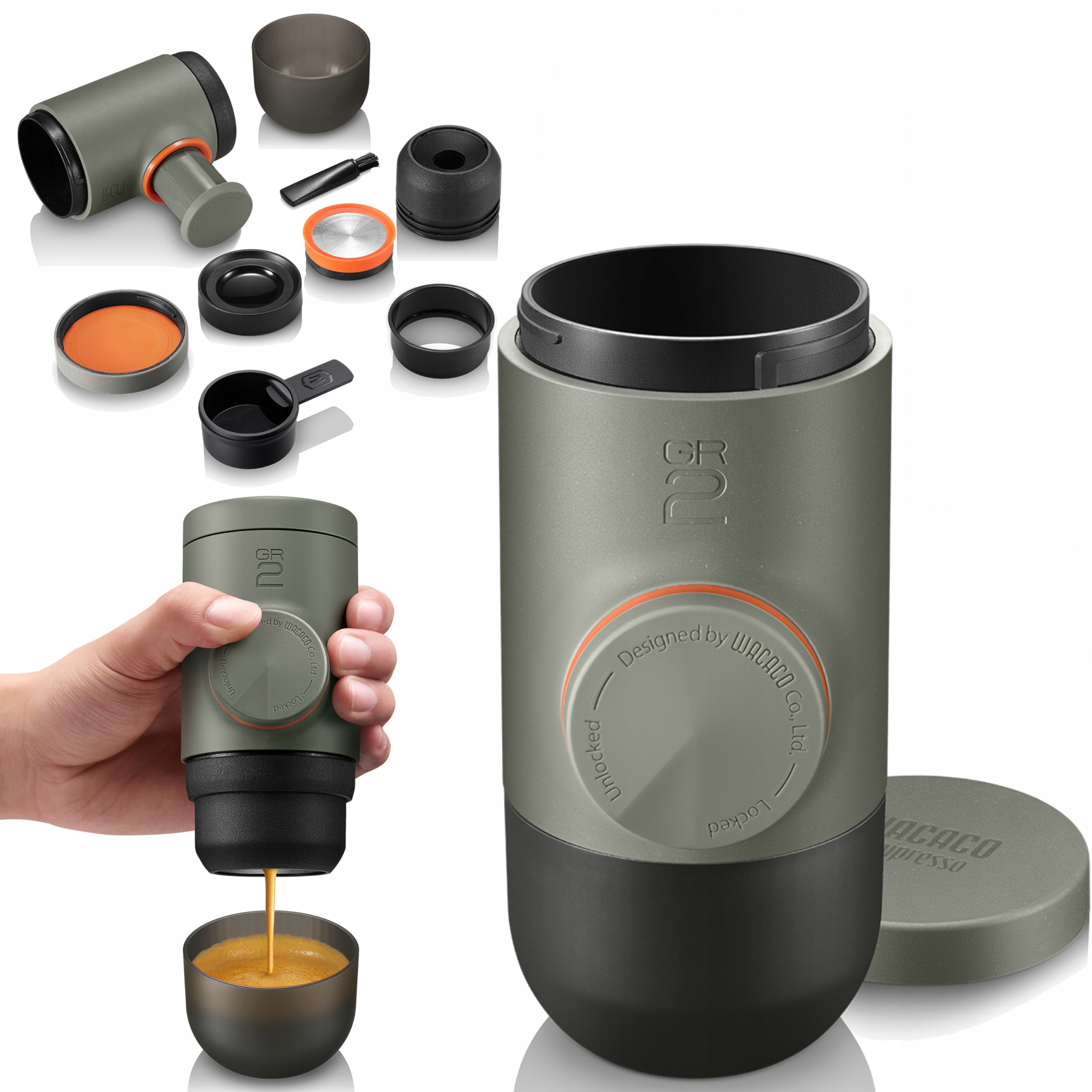 Wacaco Minipresso GR2 Szerokość 6cm