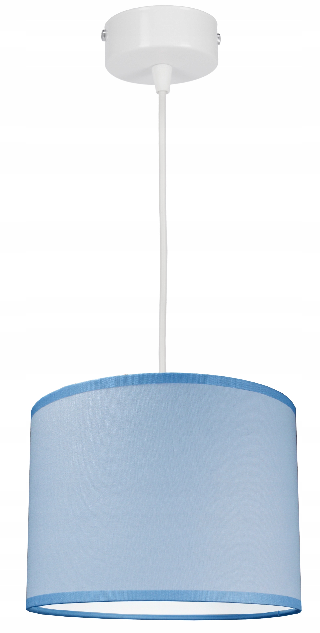 

Żyrandol Lampa Wisząca Sufitowa Niebieska Abażur