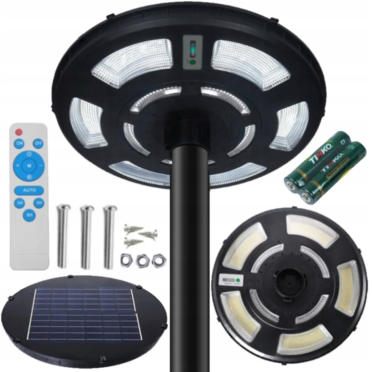 

Lampa Solarna Ogrodowa Mocna Ufo Pilot 11 Led