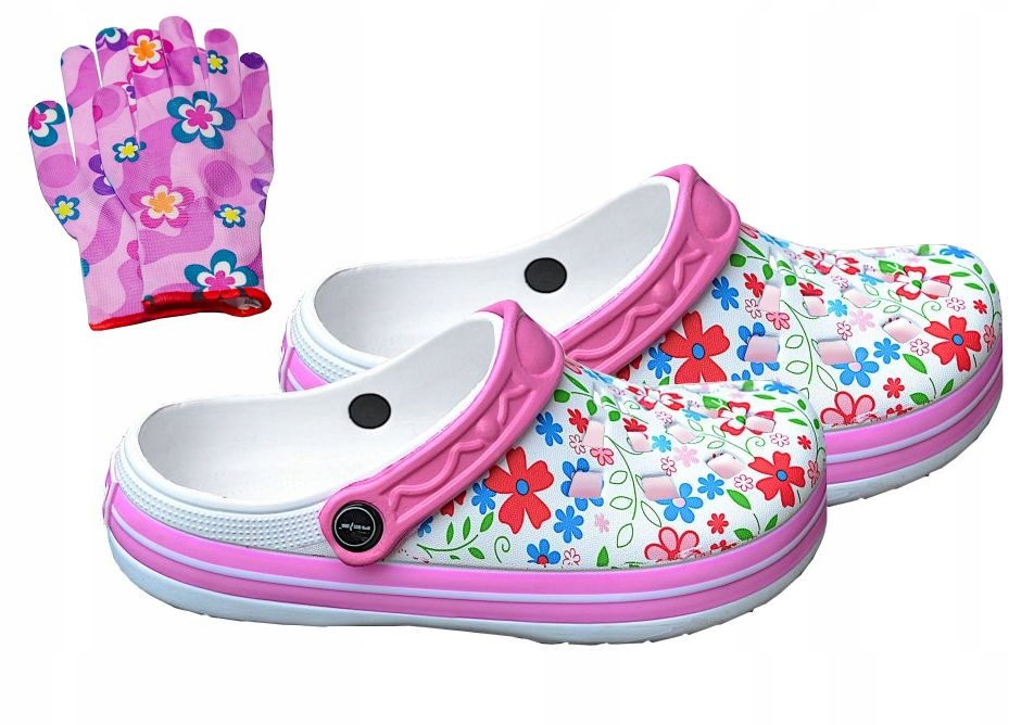 

Klapki Chodaki Flower Kroksy Piankowe Lekkie 38