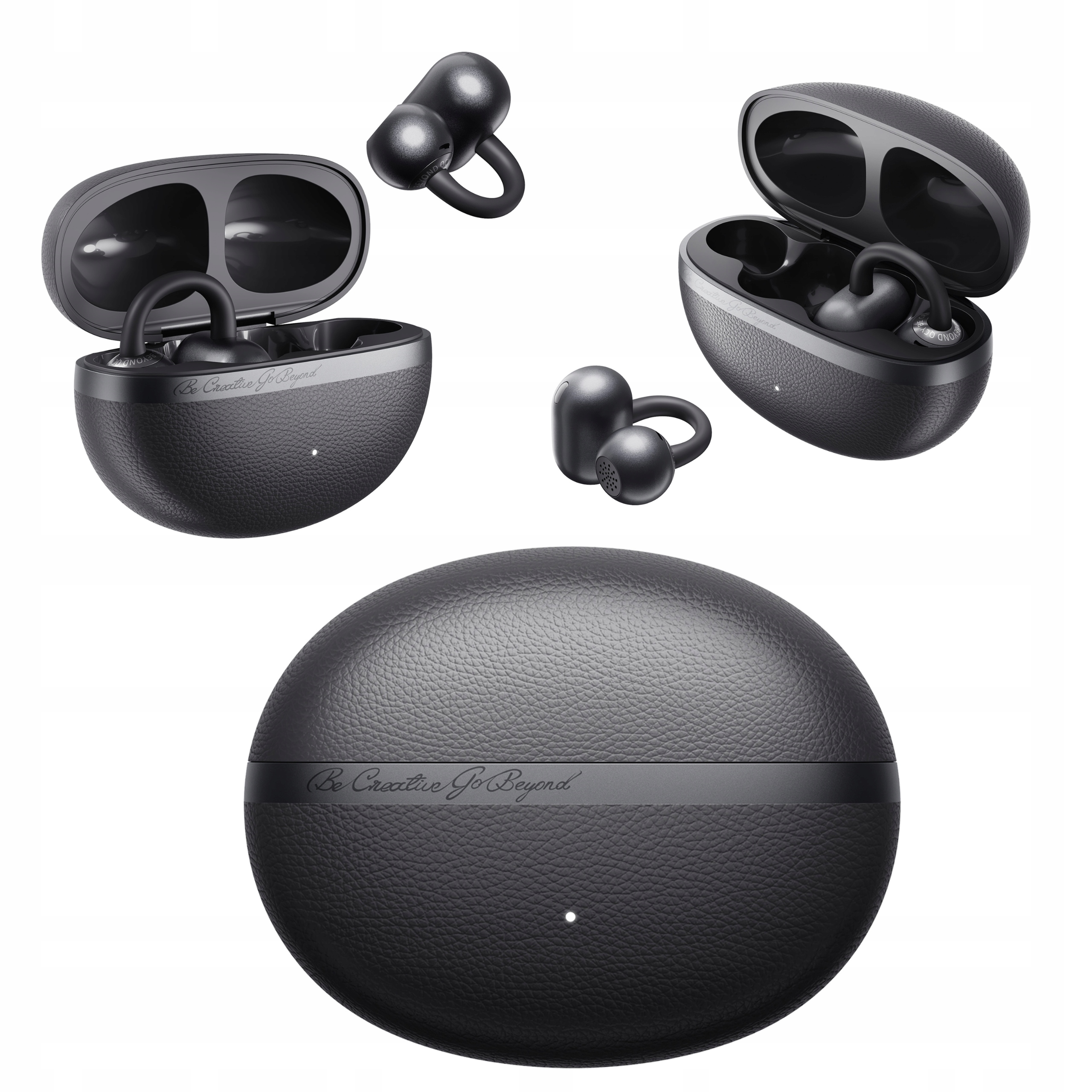 Qcy Crossky C50 Bezprzewodowe Słuchawki Klips Sportowe Bluetooth 6.0 Szare