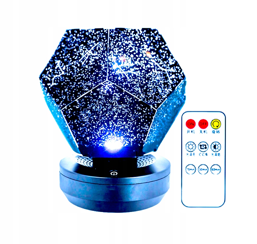 

Projektor Led magiczna lampka nocna Obrotowa+pilot