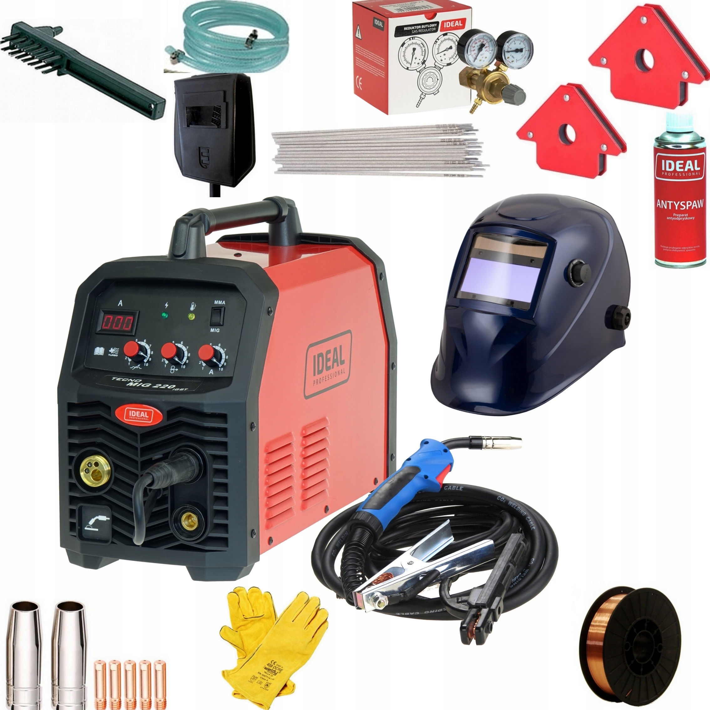 @Spawarka Migomat Ideal Tecnomig 220 Przyłbica