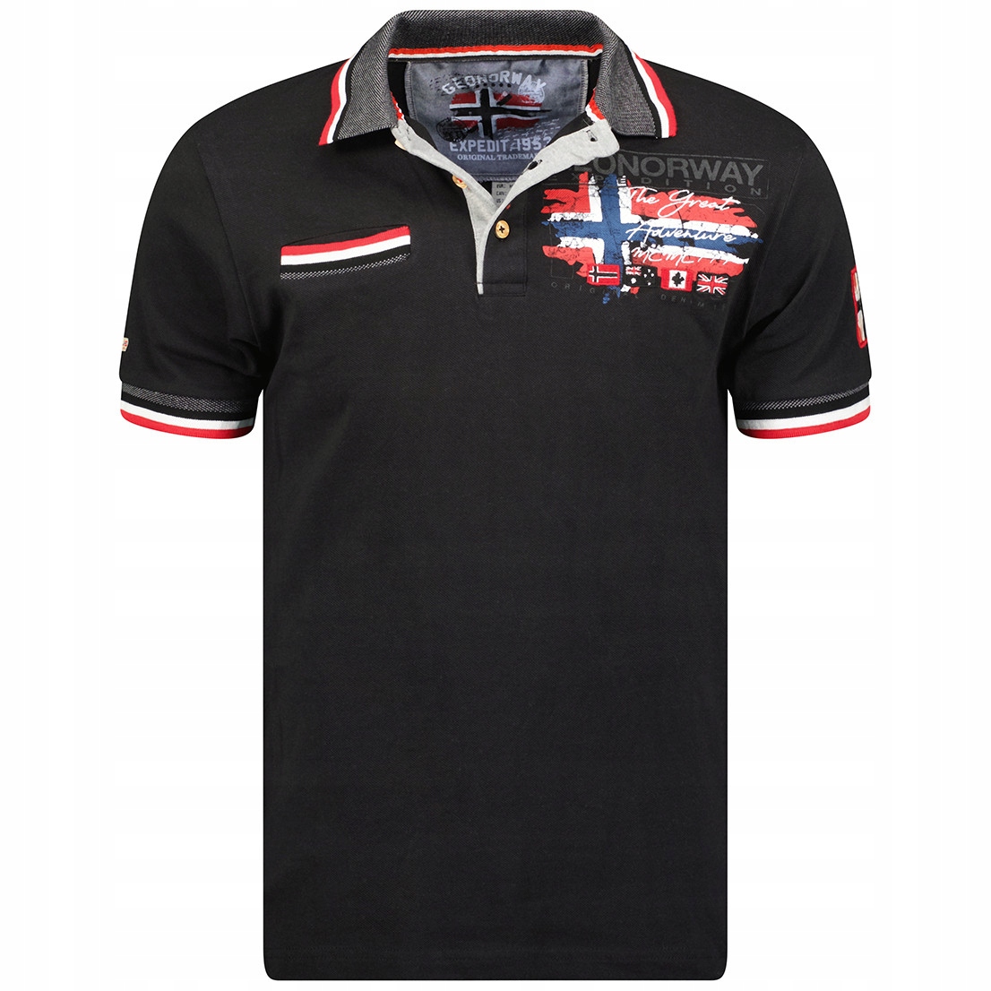 Geographical Norway polokošile pánská Krusty Men M černá