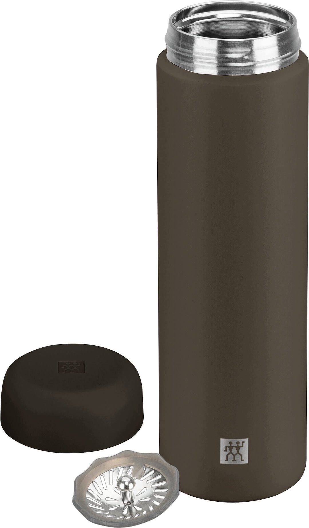 Termos Zwilling Thermo Plus 500 ml s konvičkou na čaj, hnědý