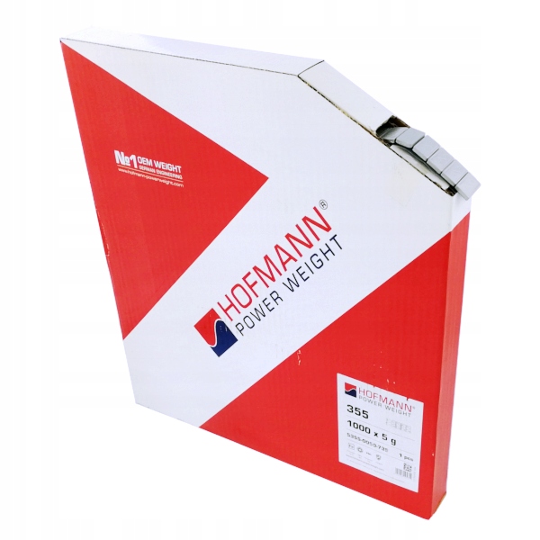 Ciężarki samoprzylepne Hofmann 355 do felg aluminiowych, rolka 5 kg
