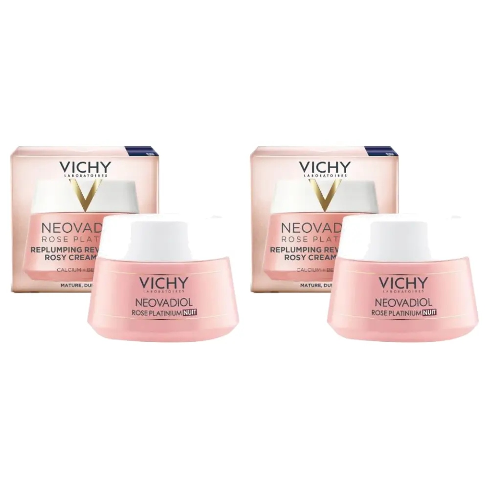 2x Vichy Neovadiol Rose Platinium krem na noc, 50 ml
