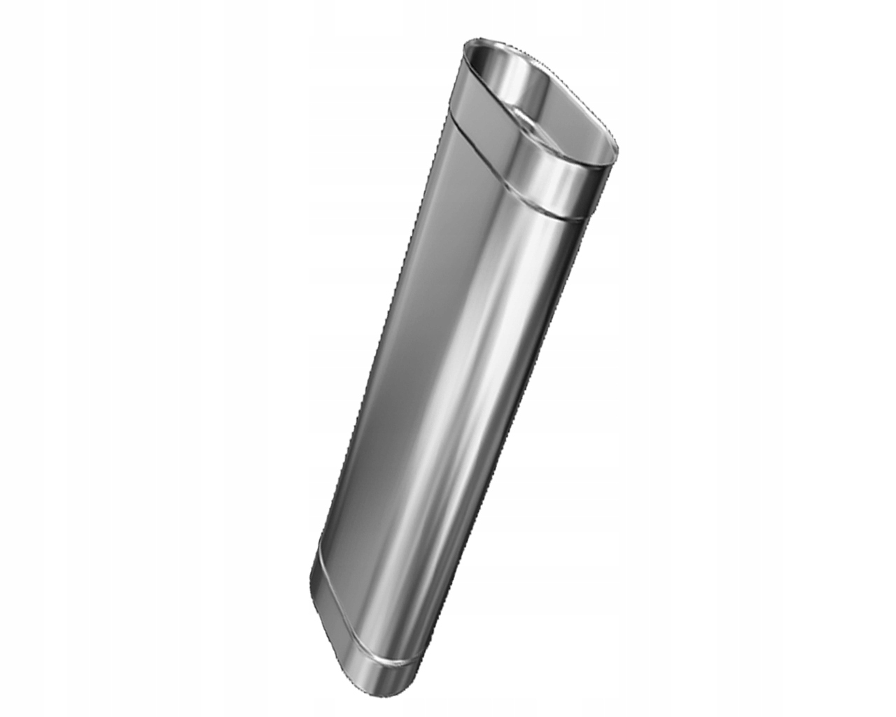 WKŁAD RURA 1mm OWALNA 130/240 1m KWASO-ŻAROODPORNA kominek MAJA BS / AMELIA