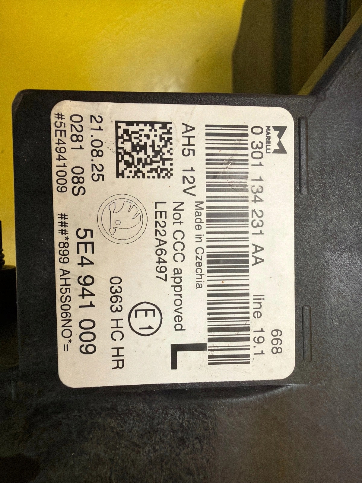 light left Skoda Octavia IV 4 Lift 2024- Led 5E4941009