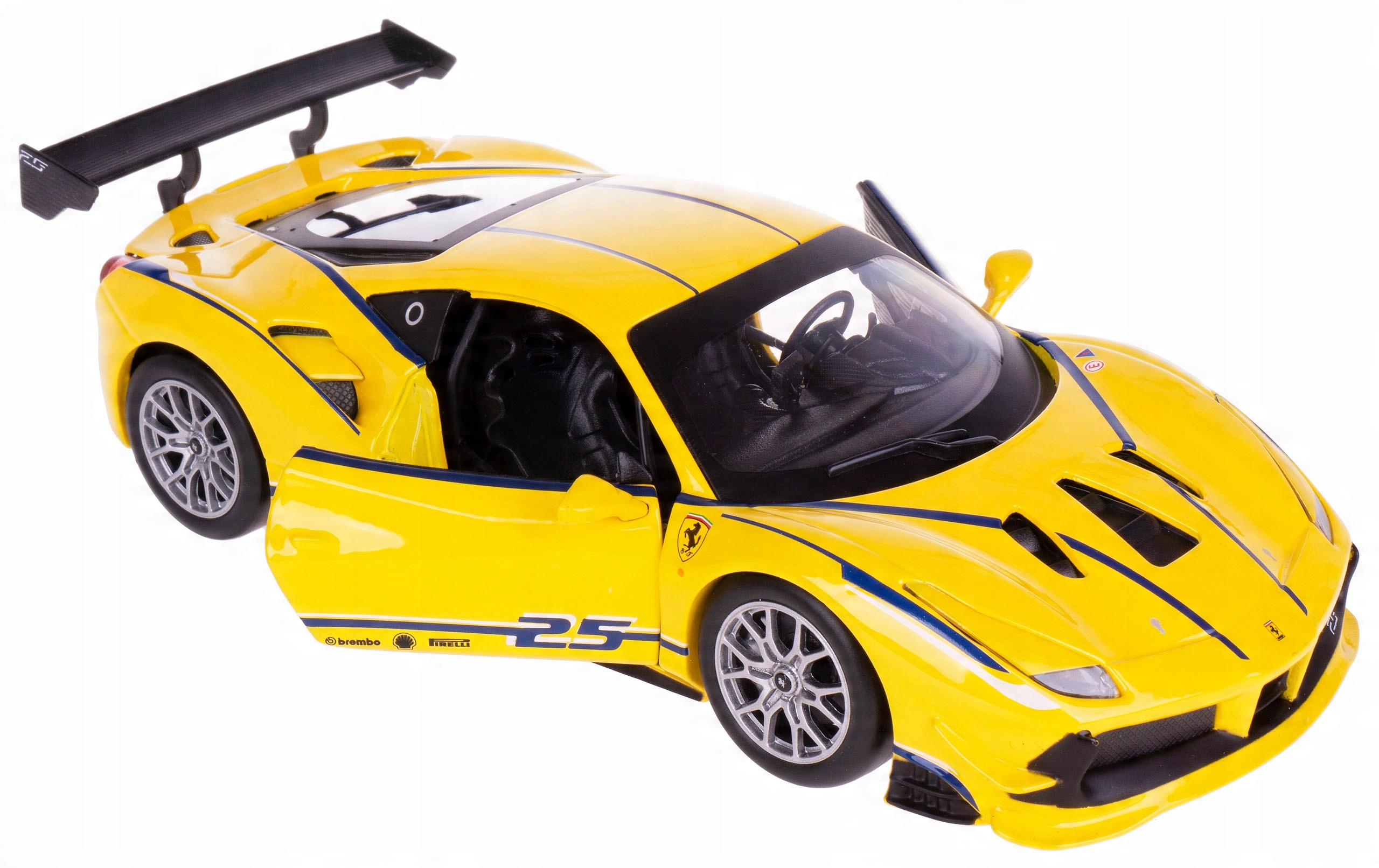 

Ferrari 488 Challenge Metal Bburago 1:24 Żółty