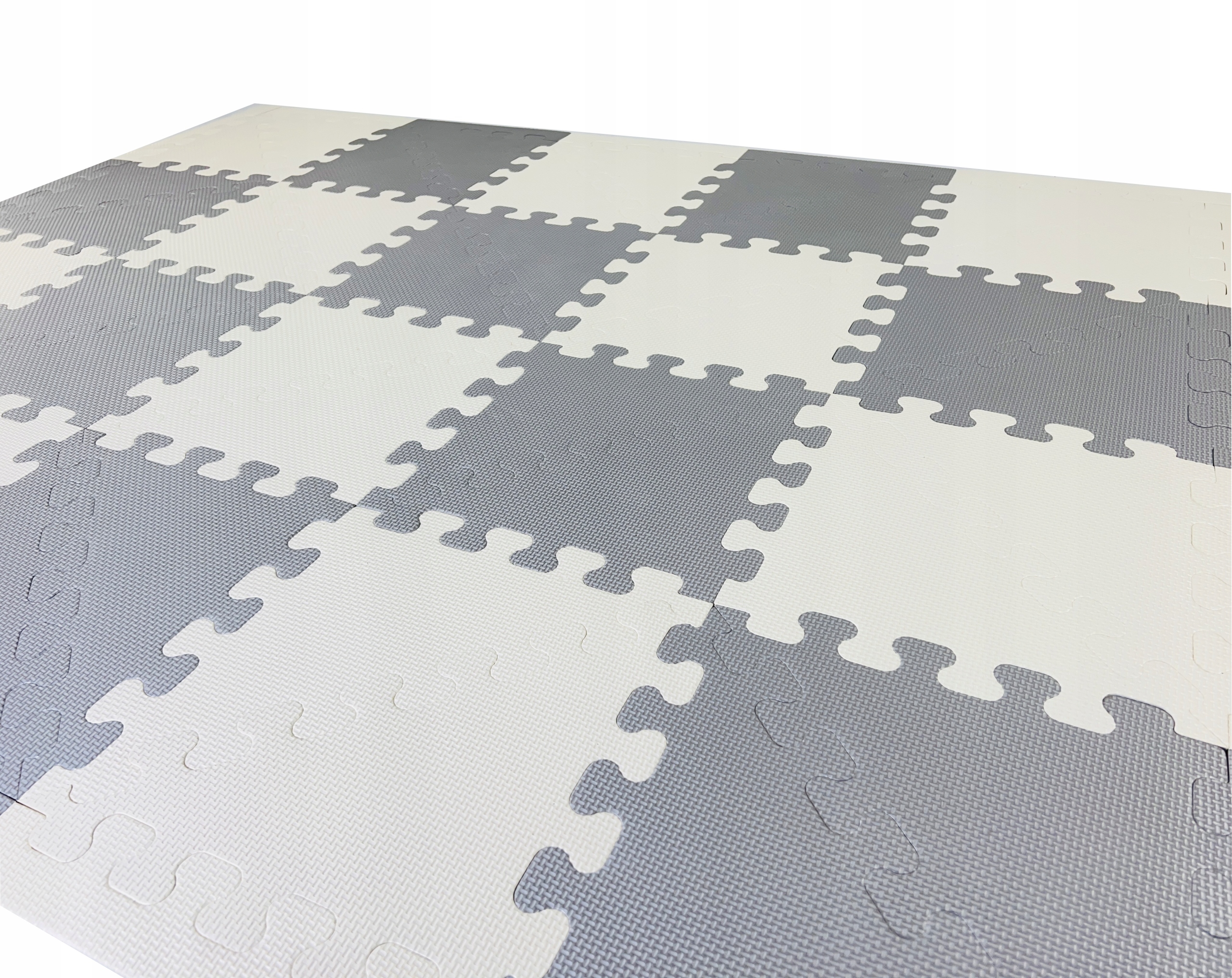 PUZZLE PIANKOWE MATA PIANKOWA dla Dzieci na Podłogę TRÓJKĄTY 40el EVA GRUBA Certyfikaty, opinie, atesty CE