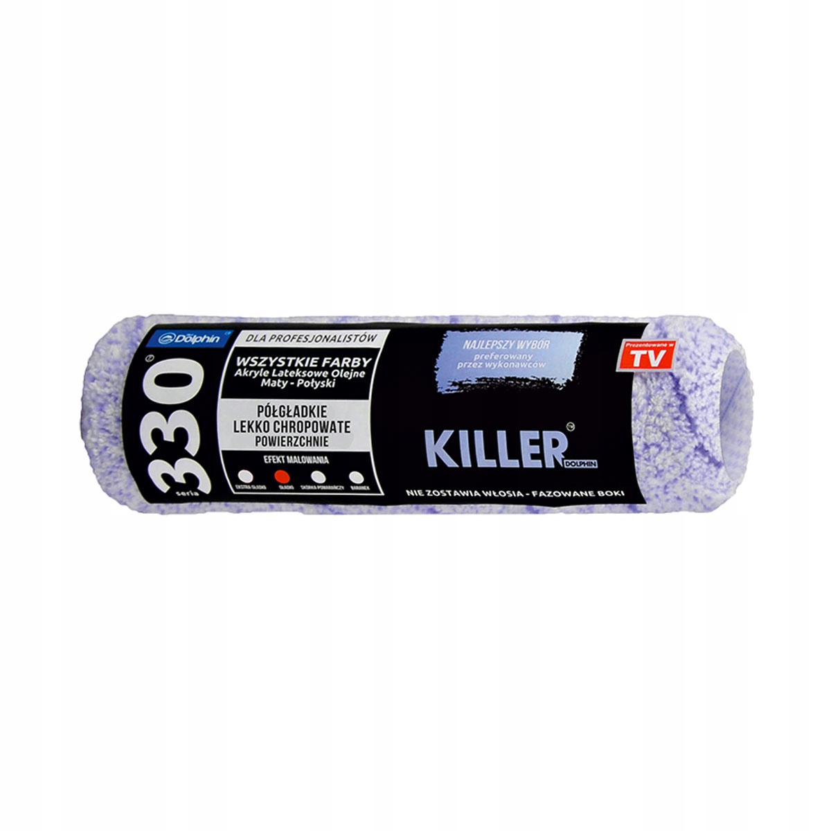 

Wałek Killer seria 330 Blue Dolphin 25cm Półgładki
