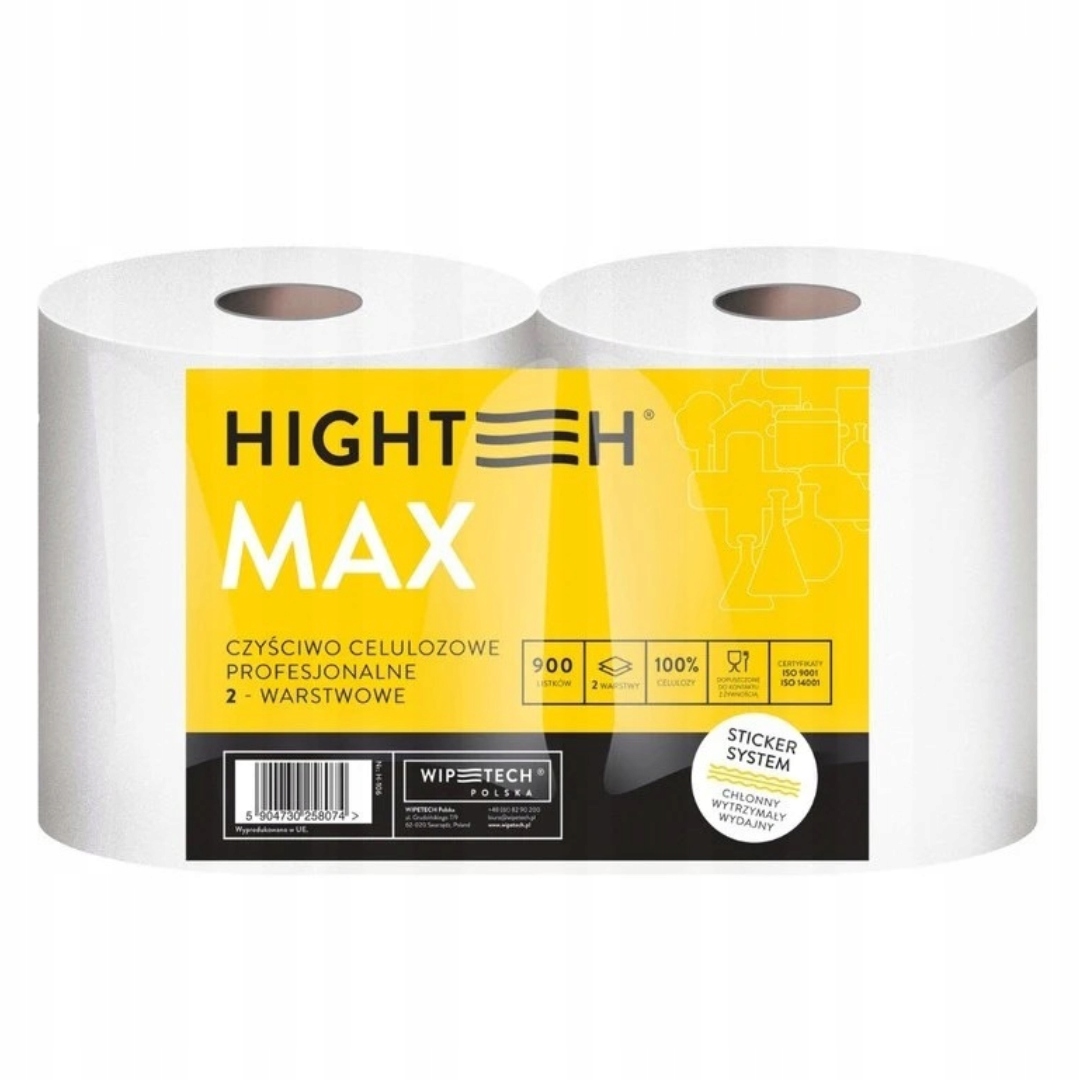 Ręcznik CZYŚCIWO CELULOZOWE 2-WARSTWY białe 2x200m