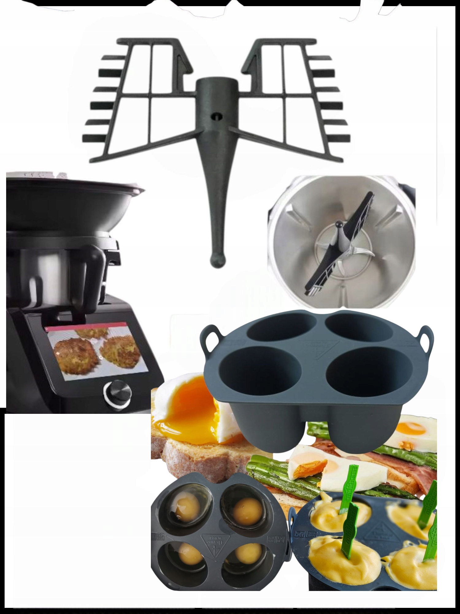 Motylek Mieszadło do Lidlomix Monsieur Cuisine Silvercrest Smart Connect
