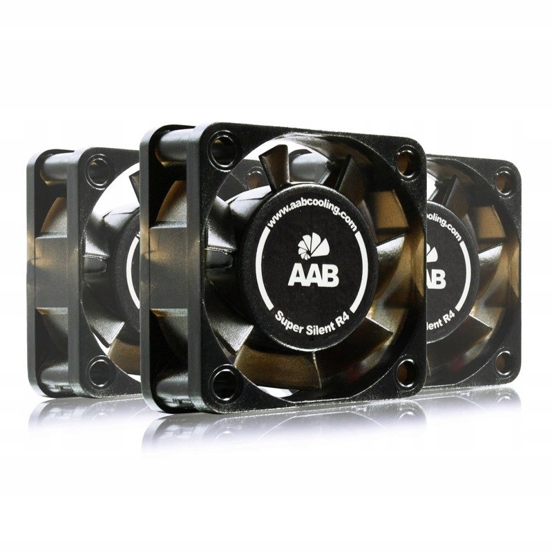 3x Aabcooling Silent R4cm Cichy Wentylator 40x40x20mm Chipset Rtv 8dB