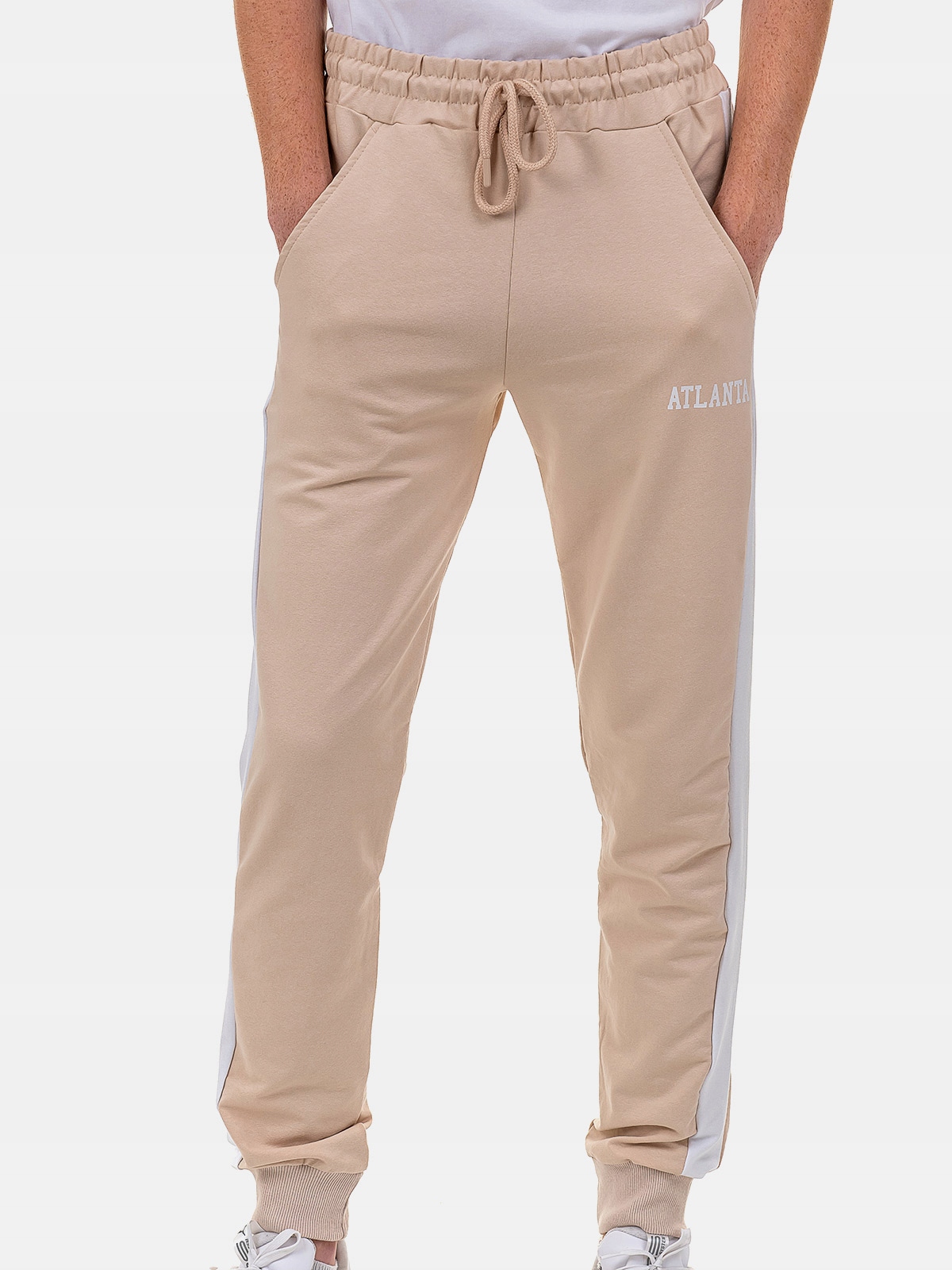 SPODNIE DRESOWE MĘSKIE DRESY JOGGERY BAWEŁNA XL