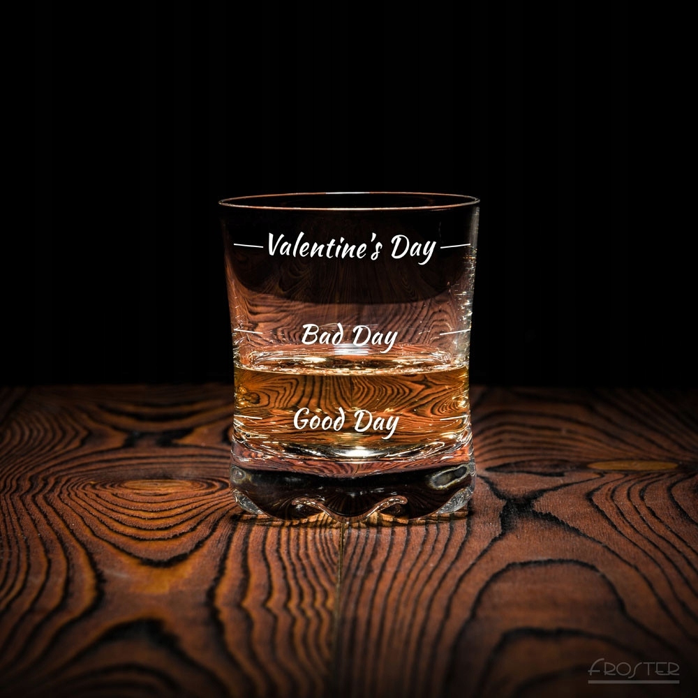 

Szklanka do whisky na Walentynki śmieszny