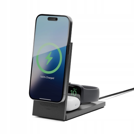 Native Union Rise 3-in-1 Int Qi2 Wireless Charger – bezdrôtová nabíjačka