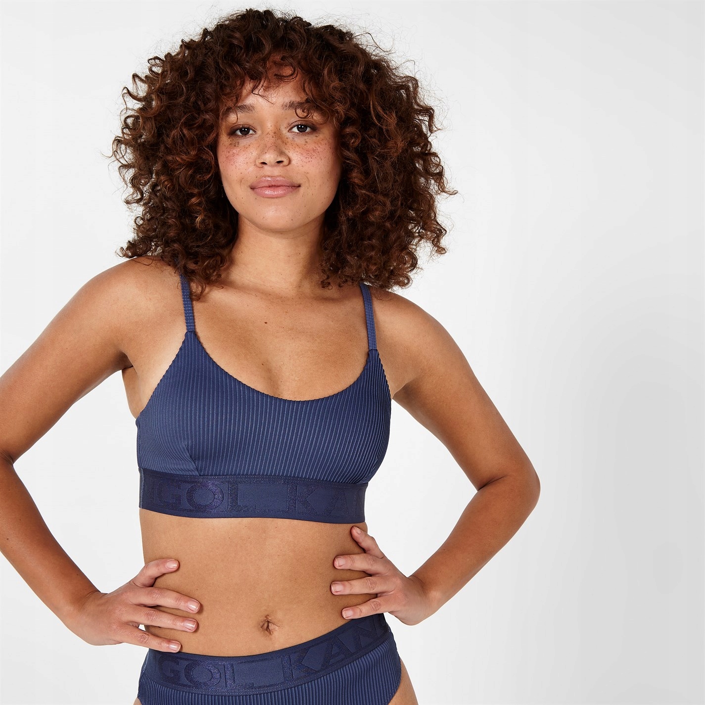 Y6343 GÓRA STROJU KĄPIELOWEGO Kangol Taped Bikini top