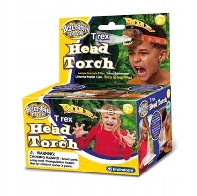 LATARKA CZOŁOWA T REX