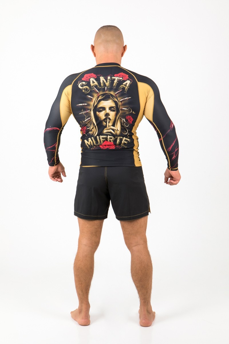 Rashguard z długim rękawem Koszulka SANTA MUERTE S EXTREME HOBBY Rozmiar S