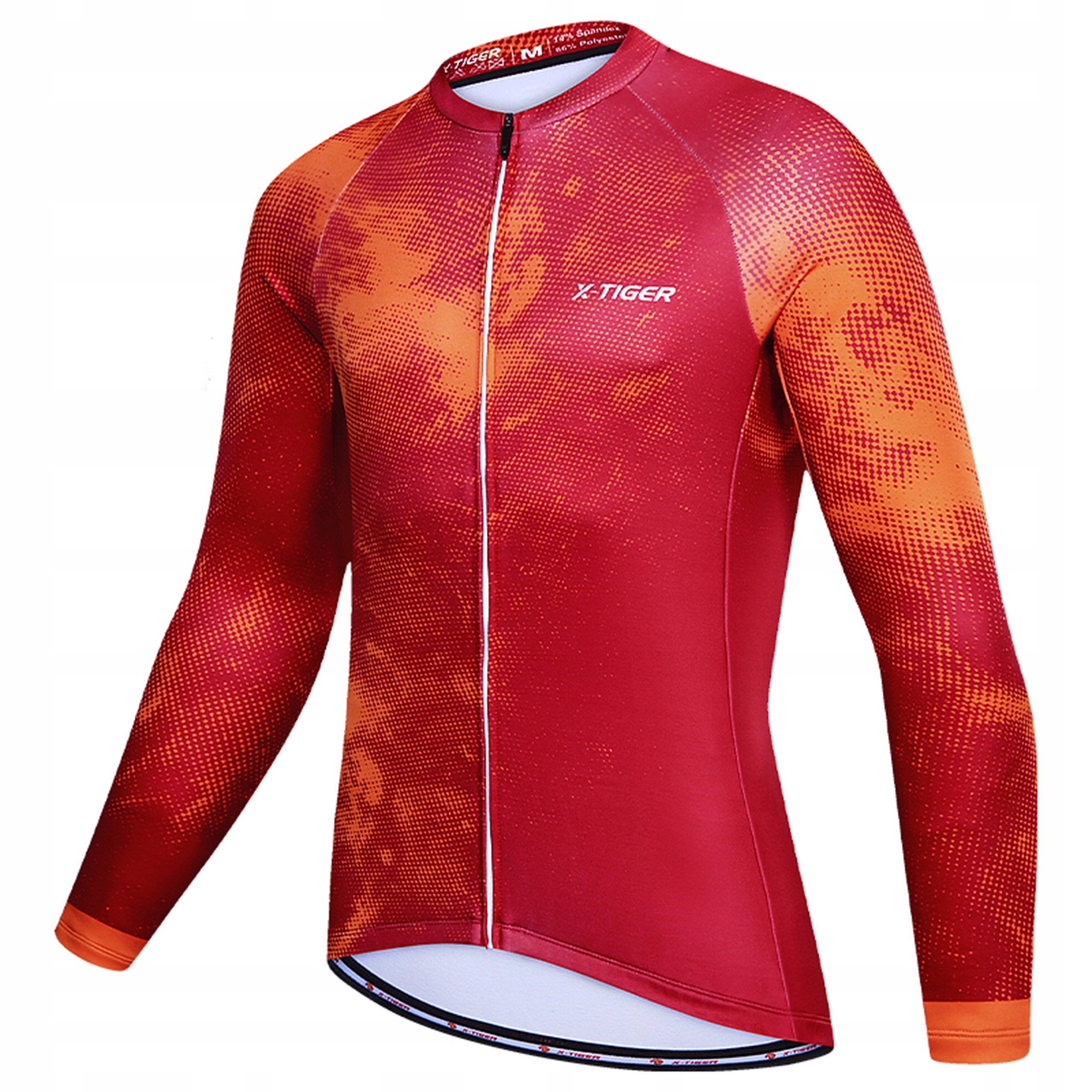 Bluza Rowerowa Męska Kolarska Ocieplana Termiczna Na Wiosnę X-Tiger Pro XXL