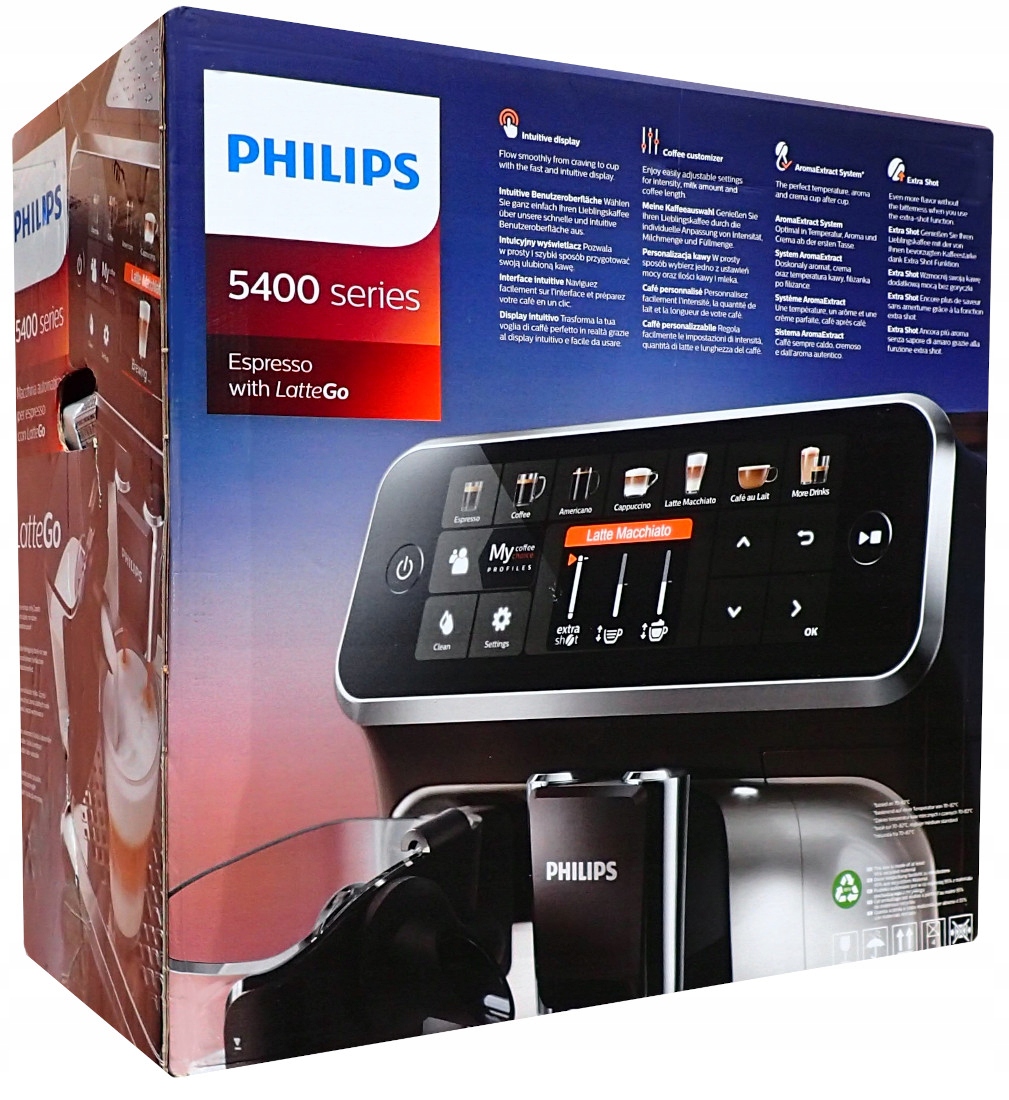 Automatický tlakový kávovar Philips EP5441/50 Napeňovač mlieka