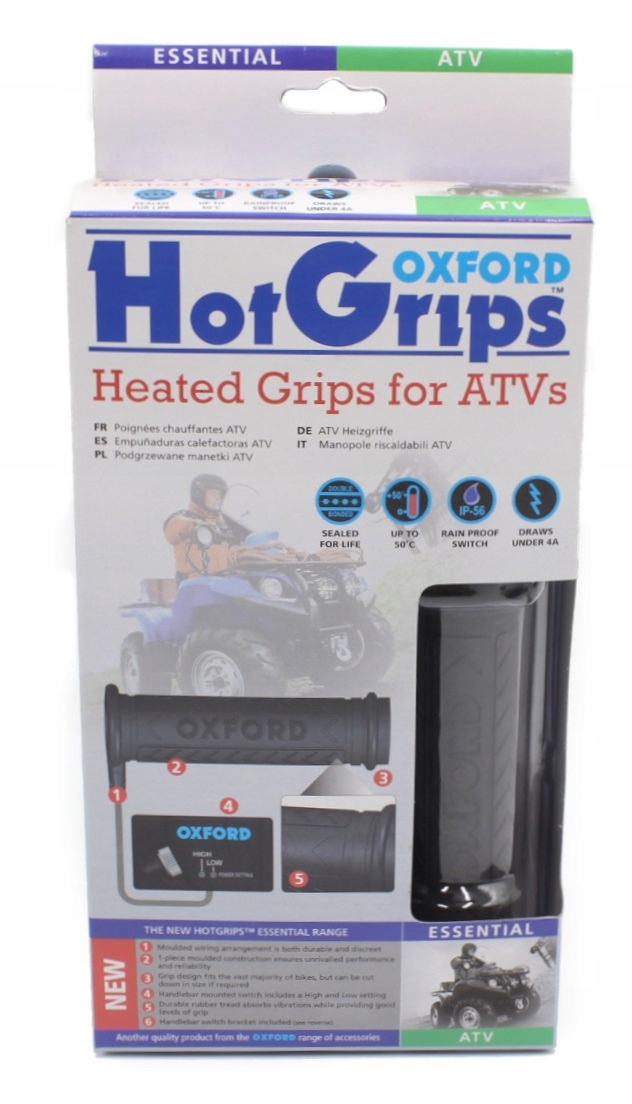 Oxford – Vyhrievané Manžety Typu Essential Pre Atv