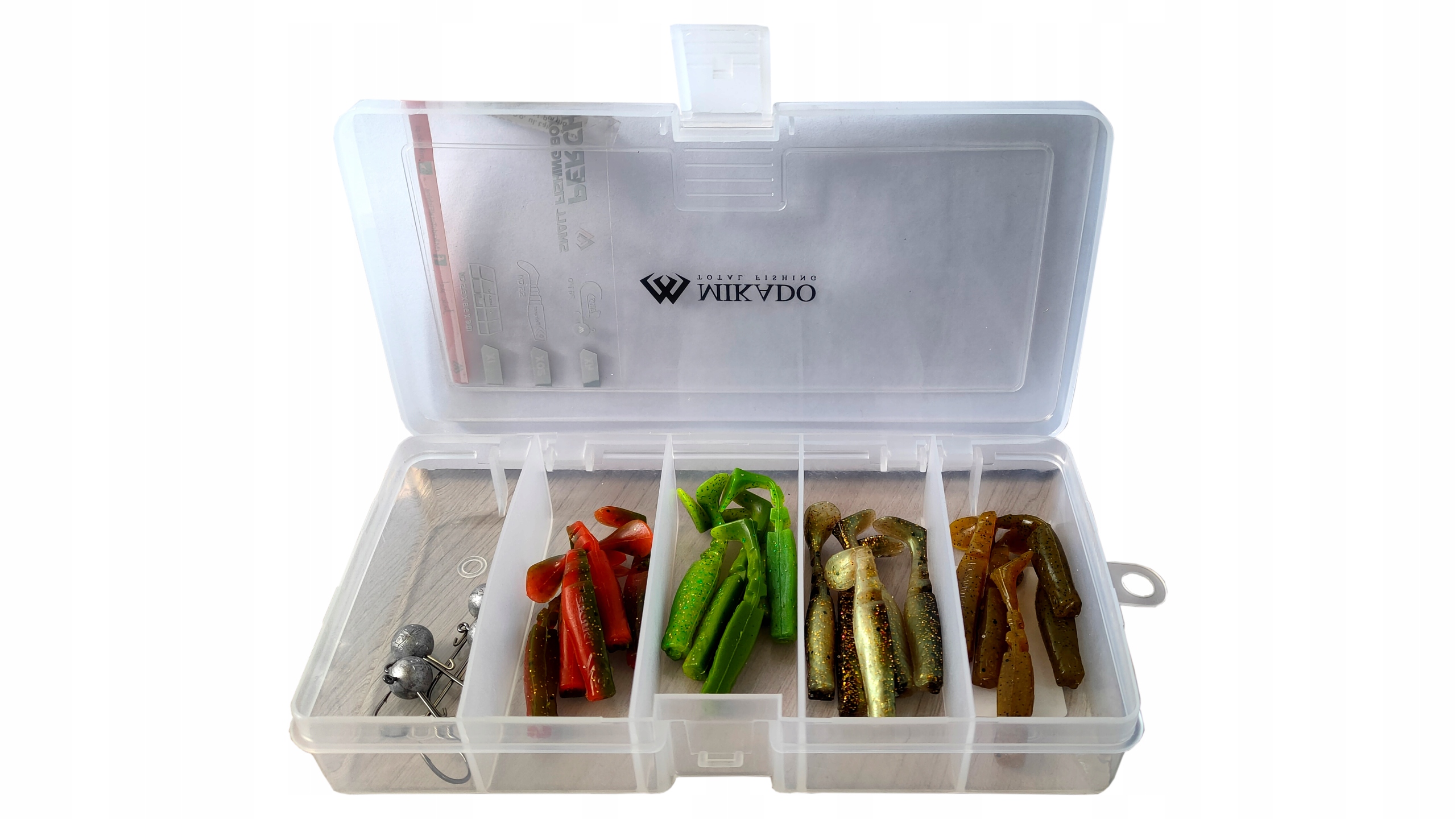 Mikado zestaw przynęt fishunter okoń 20 gum 5.5cm