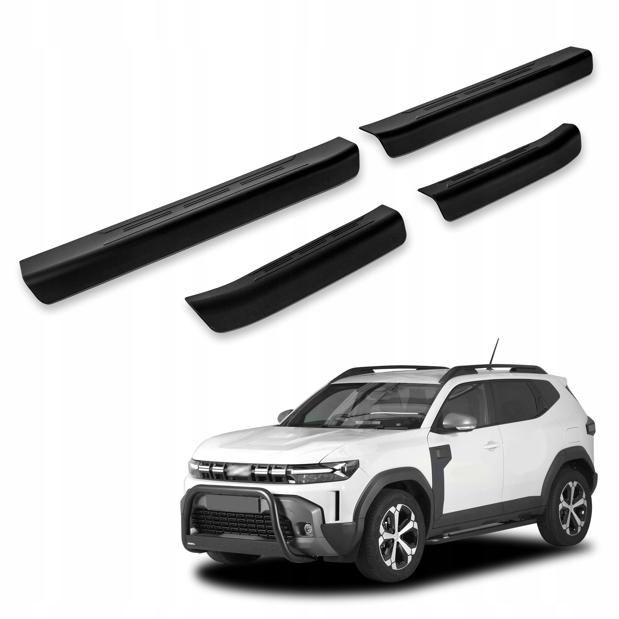 Ochranné krytky na prahové lišty pre Dacia Duster III Djf 2024-