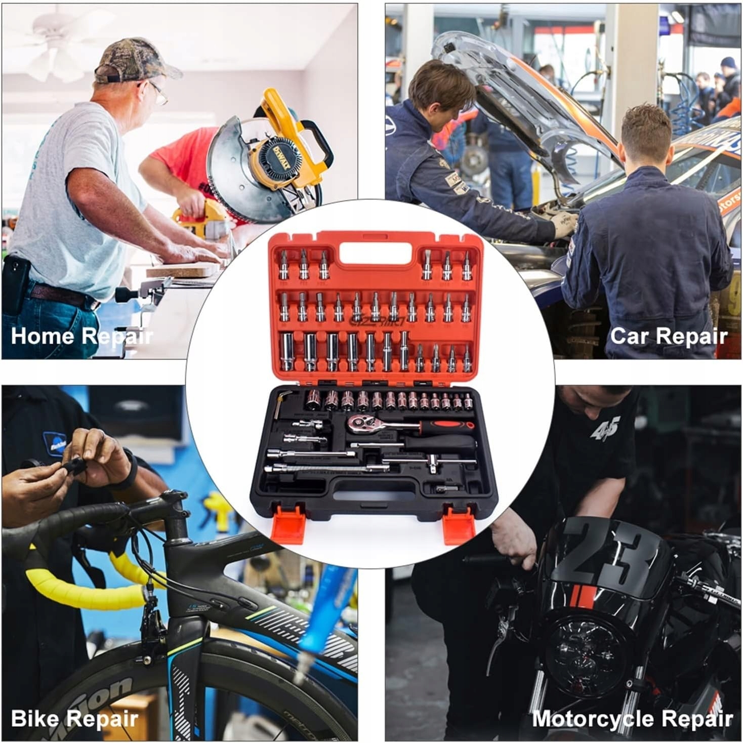 Przybornik Profesjonalny zestaw nasadek z kluczem Kod producenta 230789951