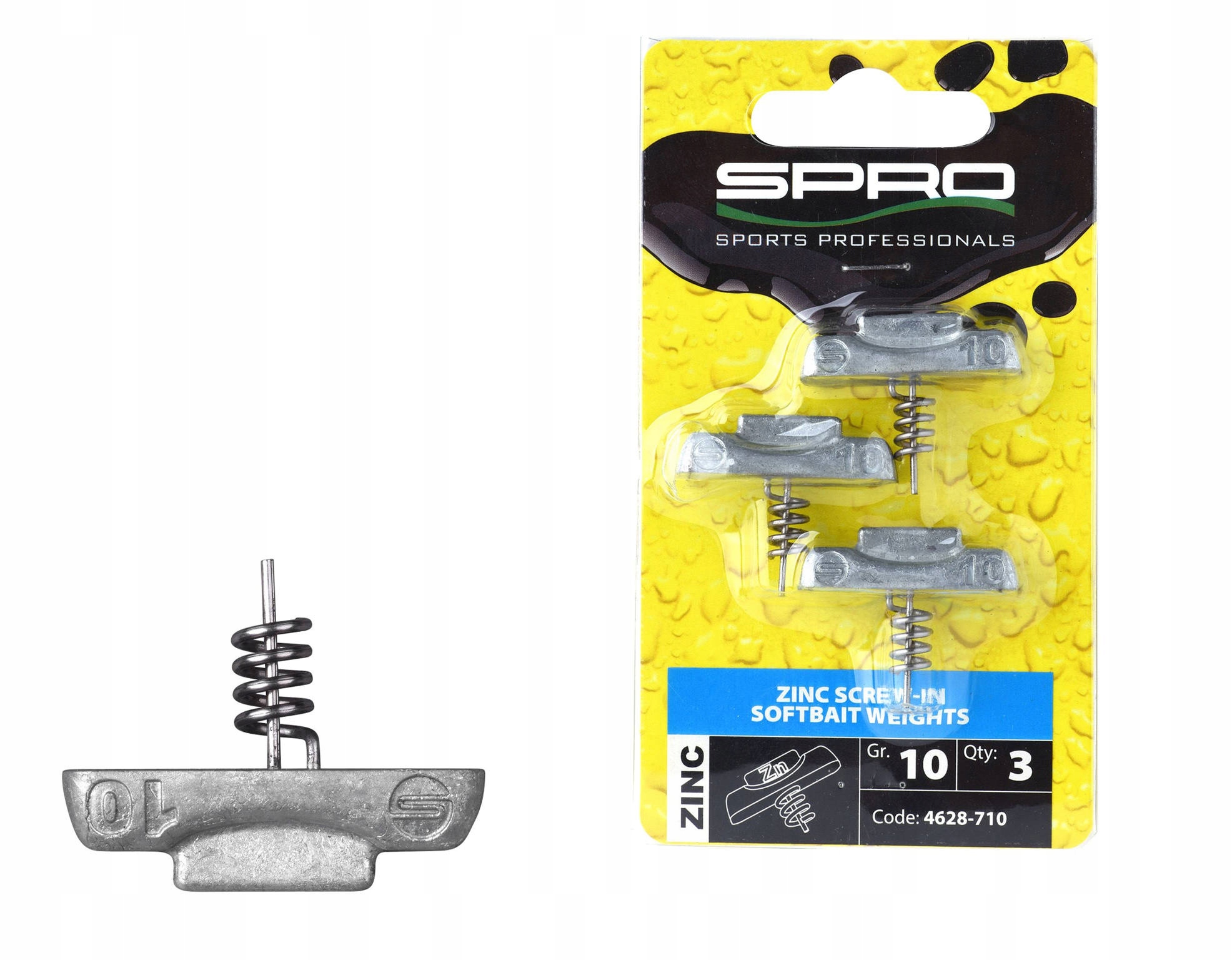 Bezołowiowe Wkrętki Spro Zinc Screw-in 5g/3szt