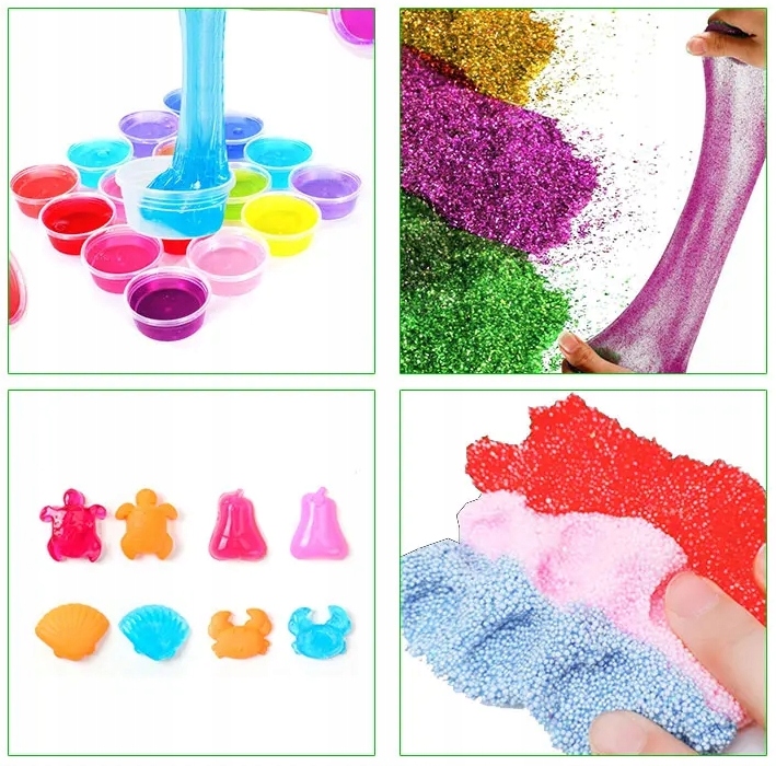 FABRYKA SLIME DIY DUŻY ZESTAW MIKSER DO ROBIENIA GLUTÓW DLA DZIECI ZD-08 Materiał plastik