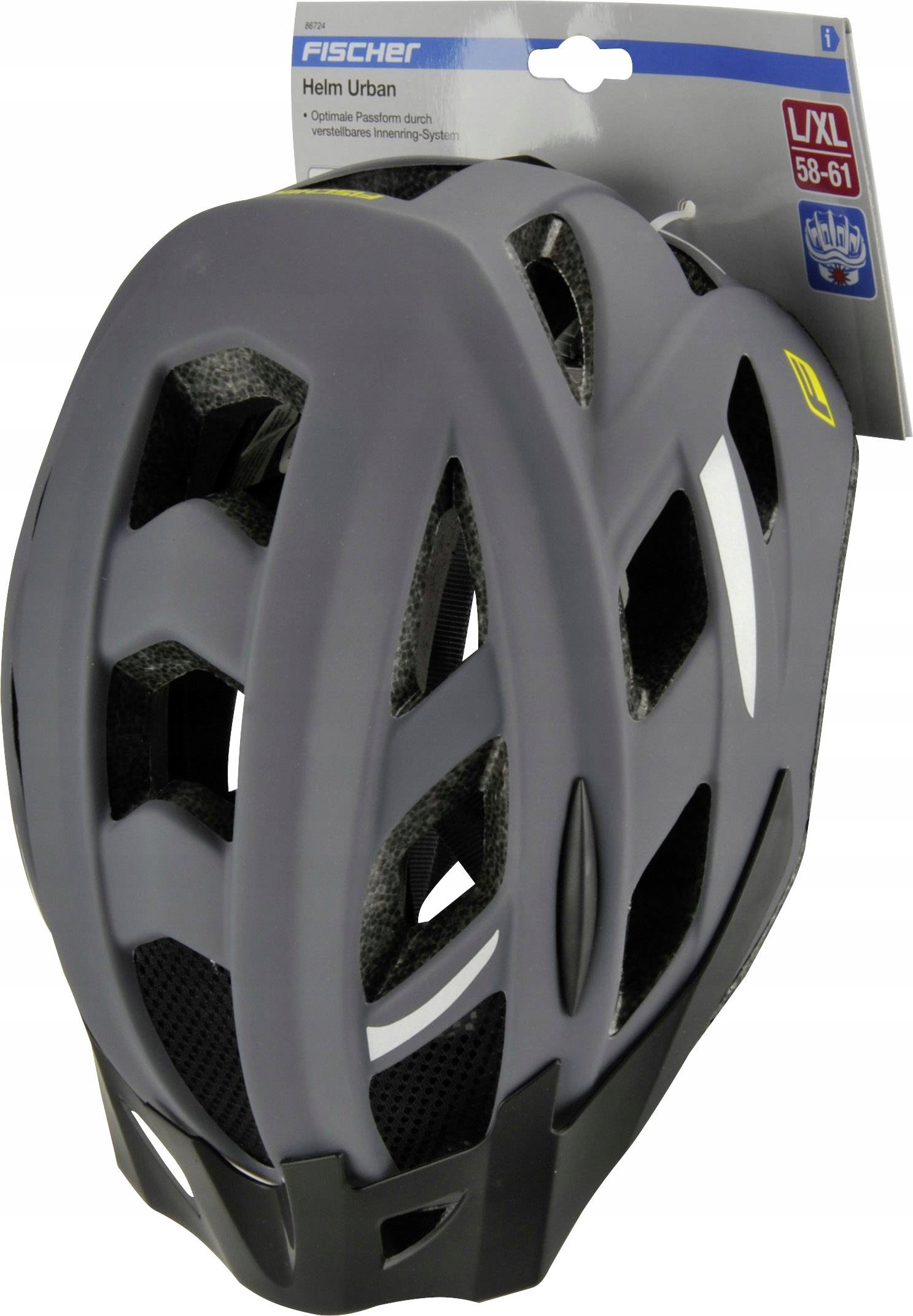 Kask MTB FISCHER helm urban 58-61 czarny Kod producenta 86724