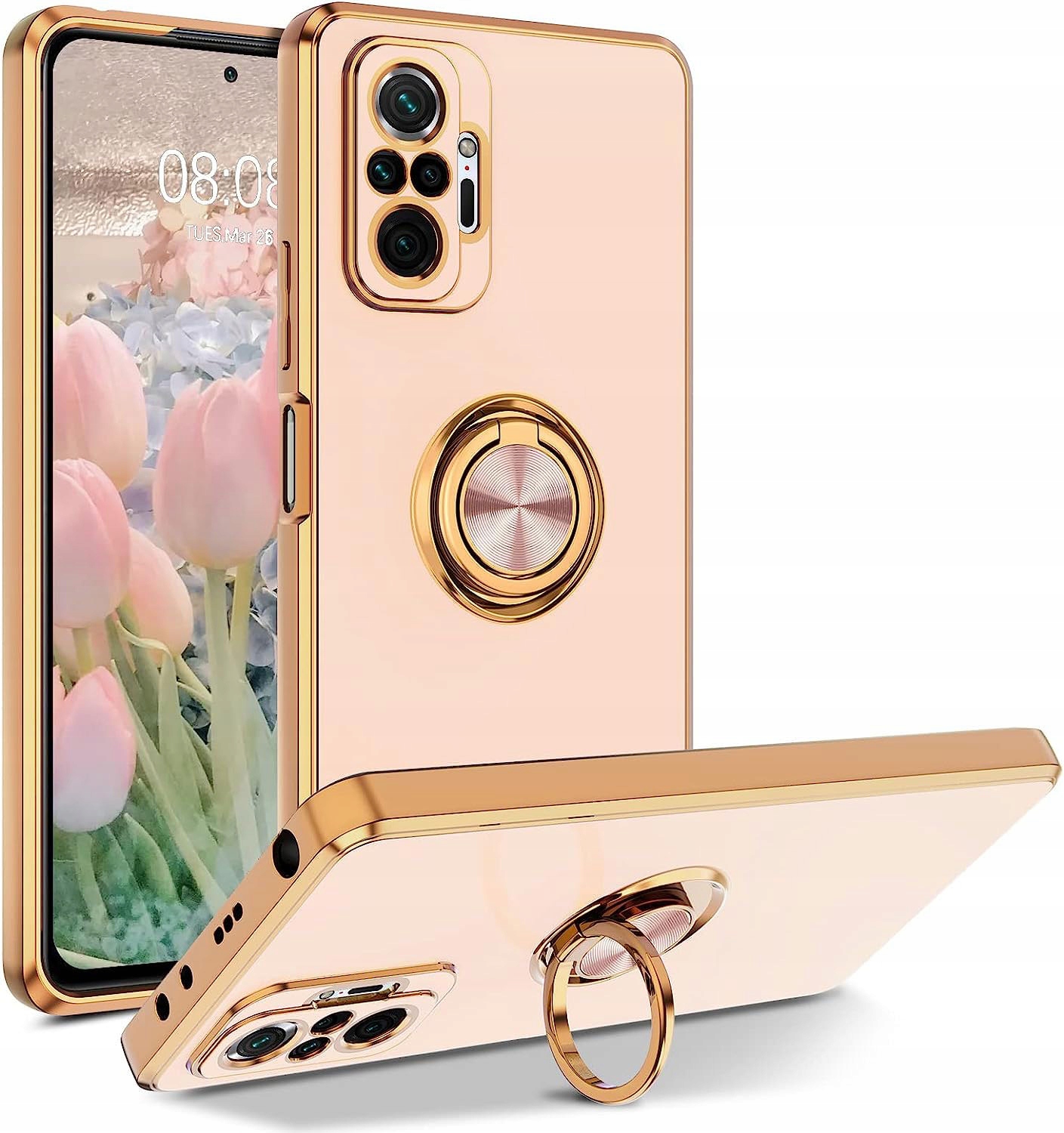 ETUI GLAMOUR RING CASE DO XIAOMI REDMI NOTE 10 PRO