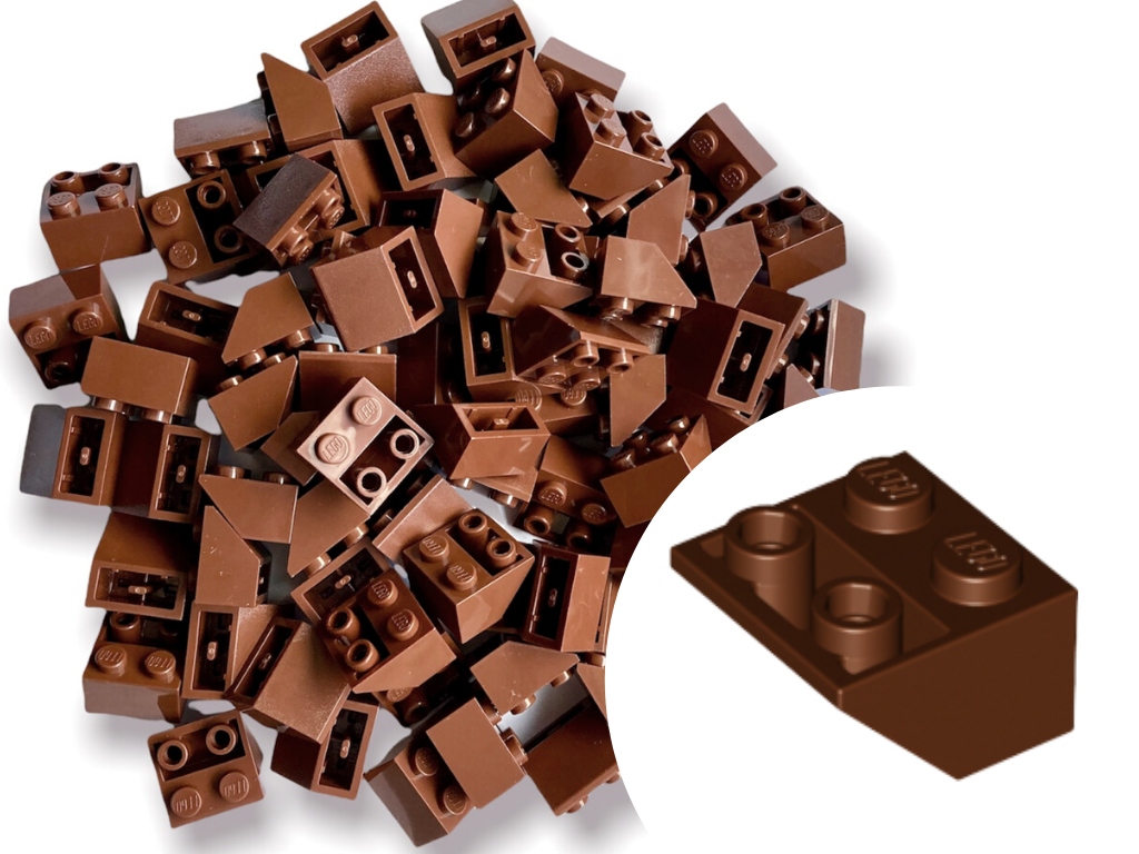 

Lego 3660 Slope Skos 2x2 Reddish brown Dach 10 szt