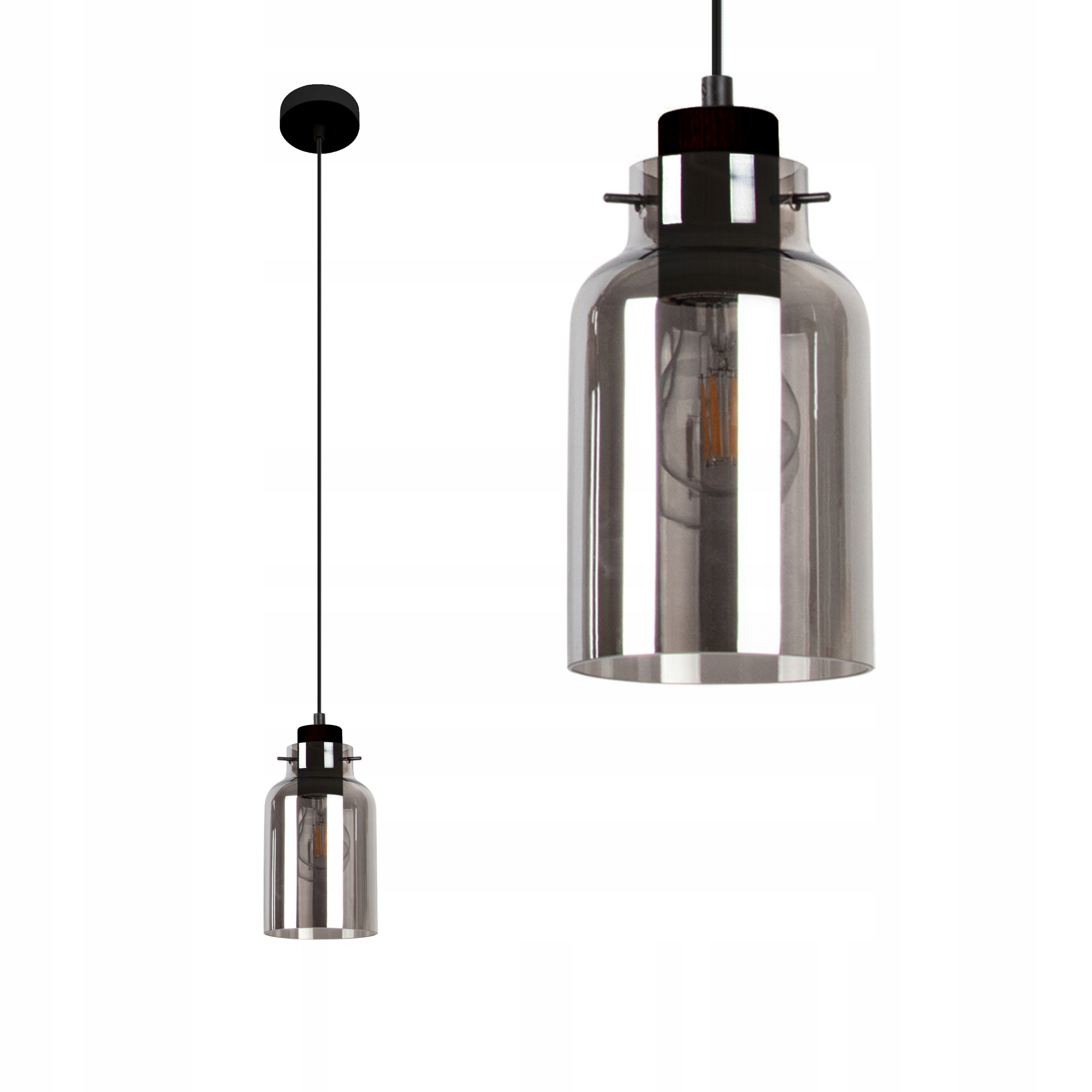 Stylová Závěsná Stropní Lampa Do Obývacího Pokoje Jídelny Sklo